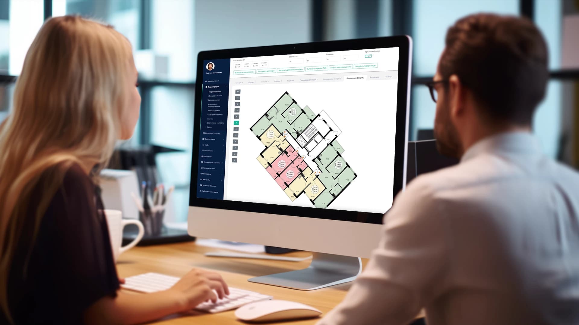 Document and sales ecosystem for a real-estate developer