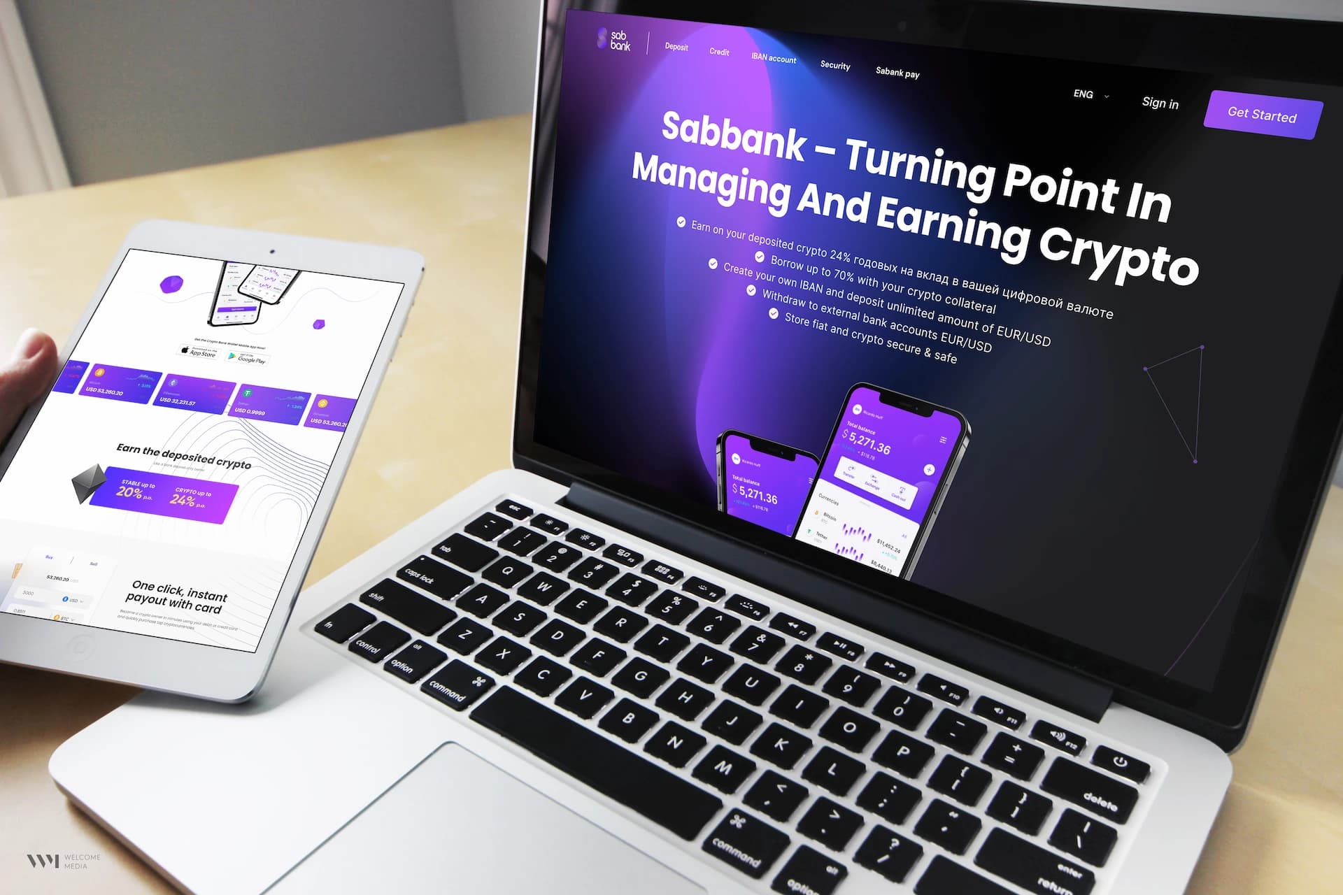 Web3 crypto banking product for Sabbank 1
